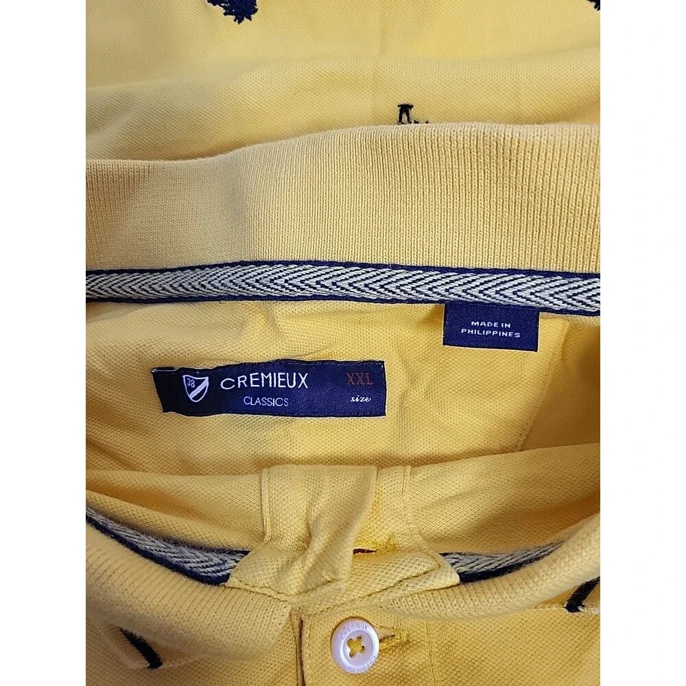 Lot Of 3 Men's 2XL Short Sleeve Shirts Cremieux Under Armour Craft & Barrow - Picture 5 of 15